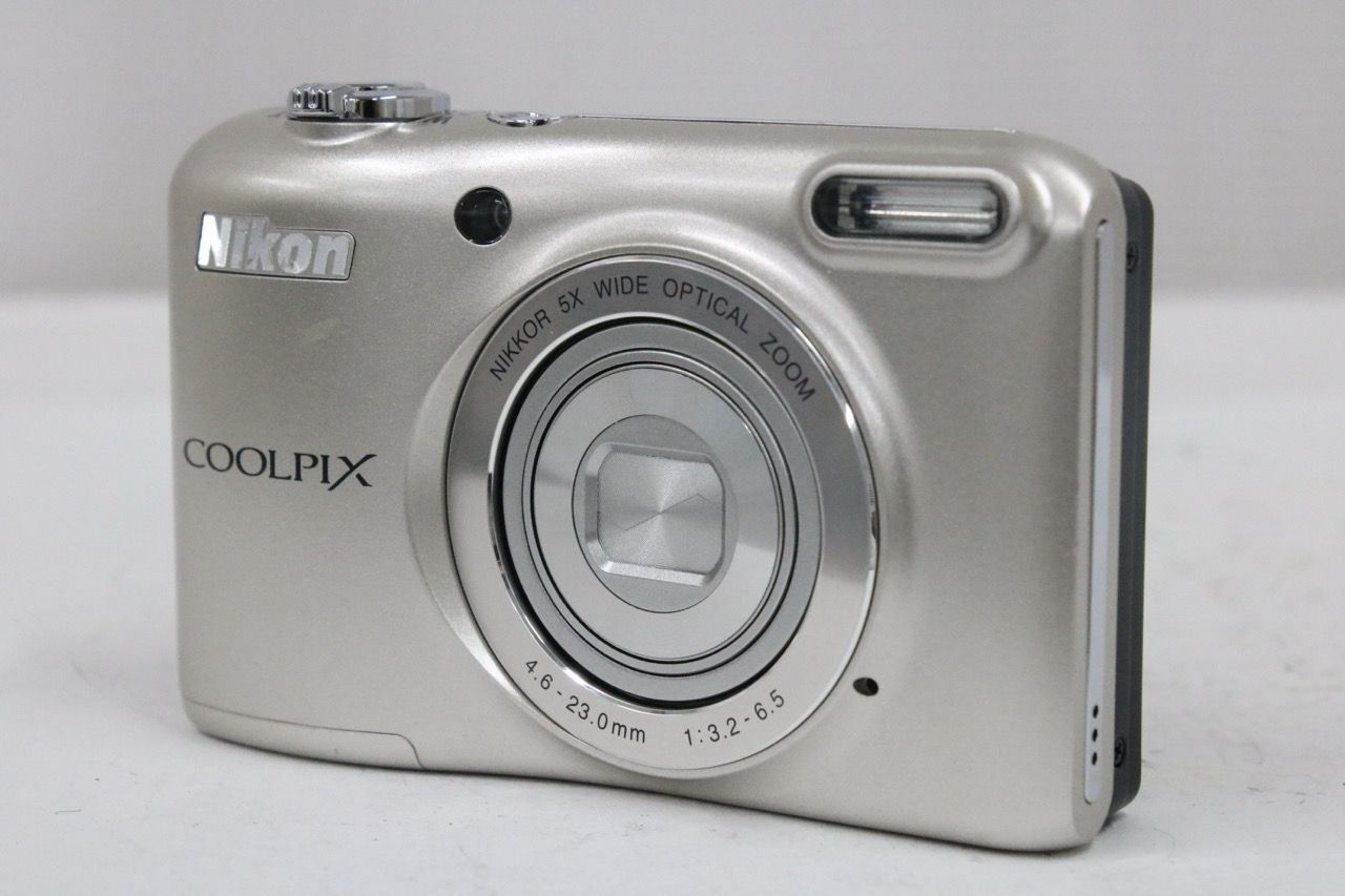 [Return Guarantee] [Can be used with convenient AA batteries] Nikon Nikon COOLPIX L28 5x compact digital camera e18240