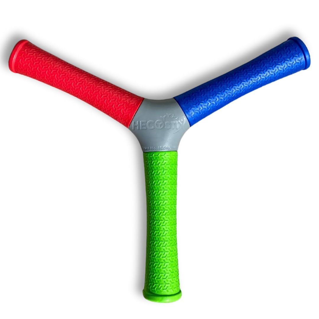 HECOstix – レッド グリーン ブルー – プレミアム手と目の協調&反応速度トレーニングツール スポーツパフォーマンス、エクササイズ、楽しみを向上 すべての年齢層向け [レッド、グリーン、ブルー。]