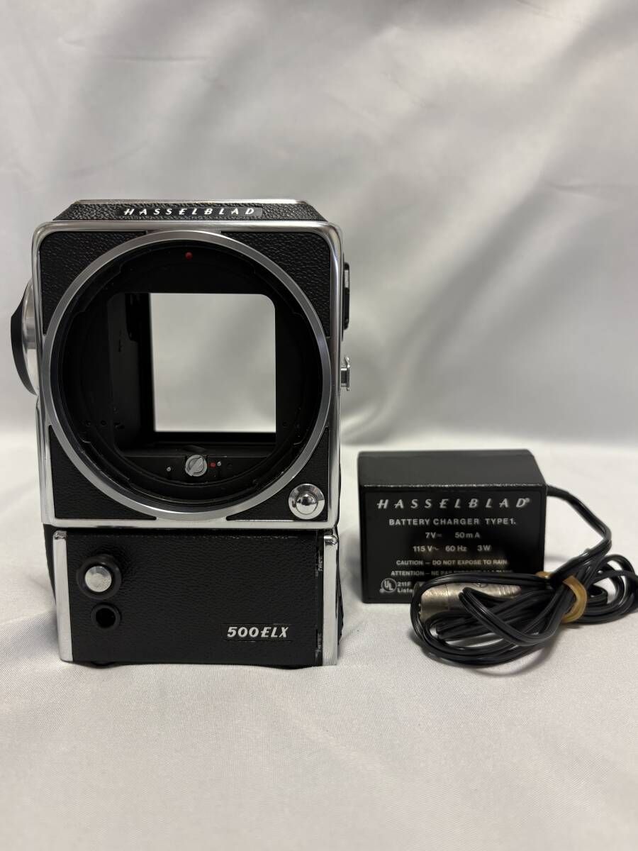 【美品】Hasselblad 500ELX ボディ ハッセルブラッド　充電器付き　【ジャンク品】#1024