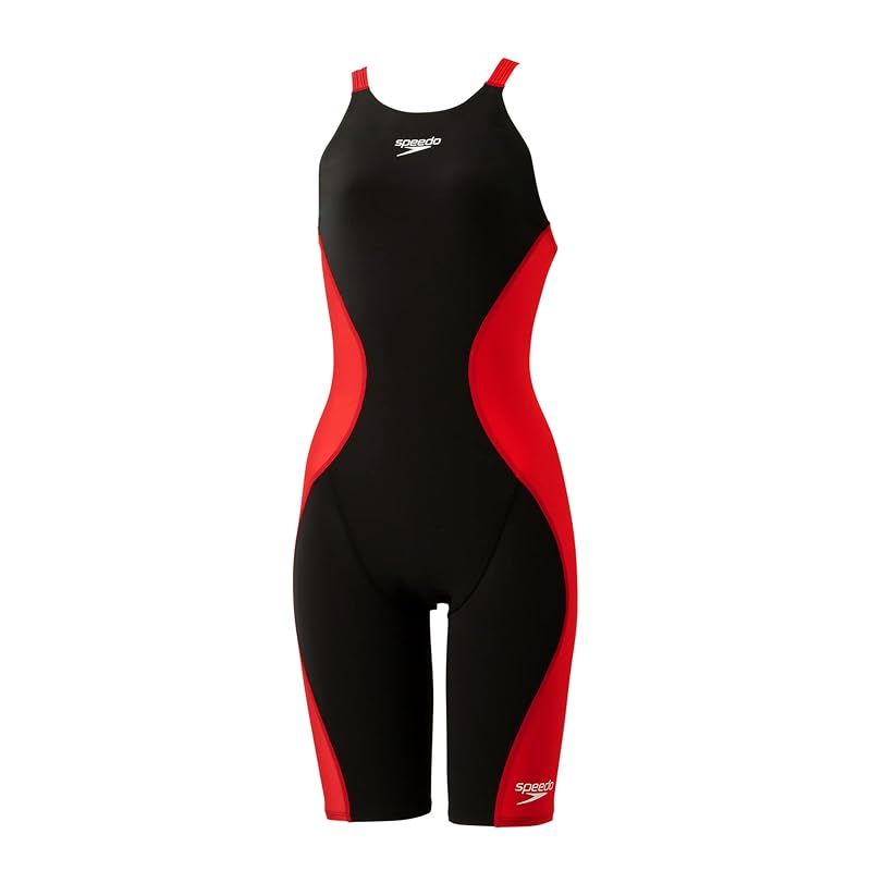 【新品】 [スピード] 競泳水着 Pro Hybrid 2 Openback Kneeskin プロハイブリッド2オープンバックニースキン レディース ブラック/レッド M