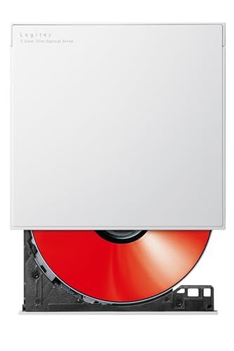 ☆新品☆ロジテック ポータブルDVDドライブ USB3.2 (Gen1) 再生・編集・書き込みソフト付 Type-A Type-C ホワイト LDR-PWA8U3CVWH e50ec255