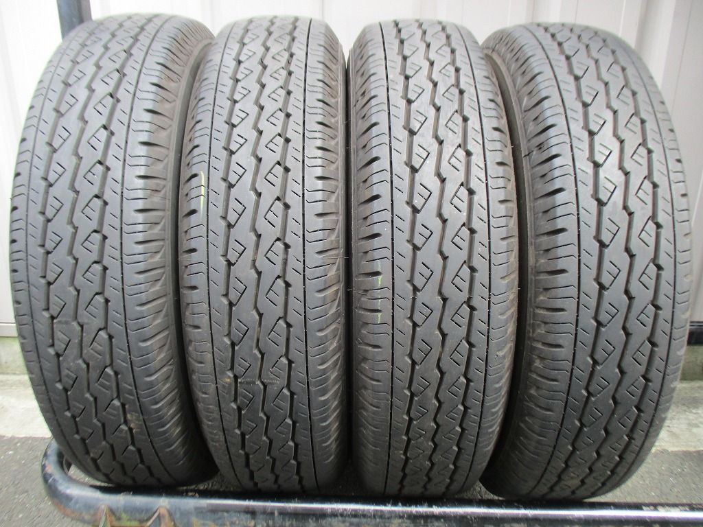 ★☆165R14 LT 6PR ブリヂストン V600 2024年製 4本 送料込 T82710808☆★インボイス領収書発行可能