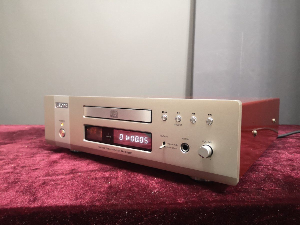 【ご予算相談歓迎】☆大感謝祭☆彡TRIODE トライオード TRV-CD5SE 真空管 CDプレーヤー USB DAC搭載 オーディオ 動作確認済◆下取歓迎 m0p11127