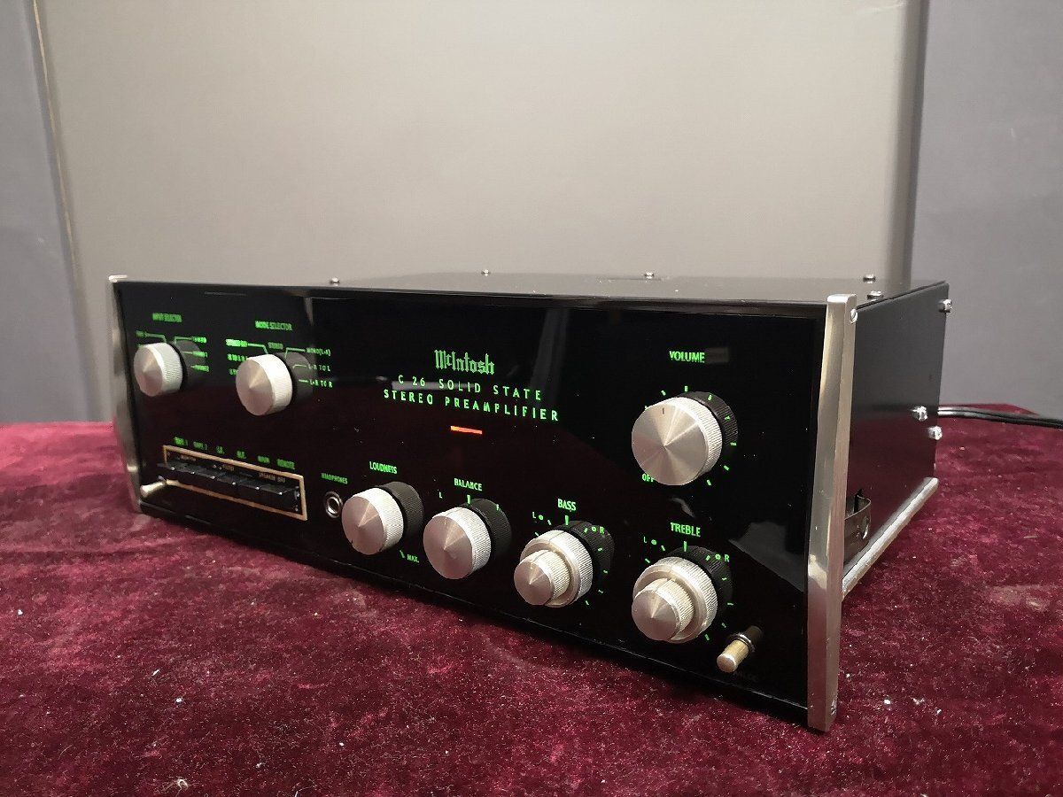 【ご予算相談歓迎】★大感謝祭★彡 McIntosh C26 マッキントッシュ プリアンプ コントロールアンプ 動作品 当時物 ビンテージ オーディオ◆下取歓迎 m0a5679 95,150円
