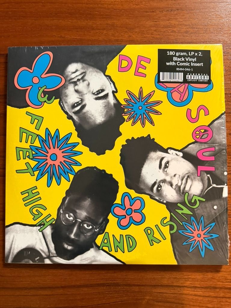 De La Soul 3 Feet High And Rising デラソウル 2LP レコード アナログ