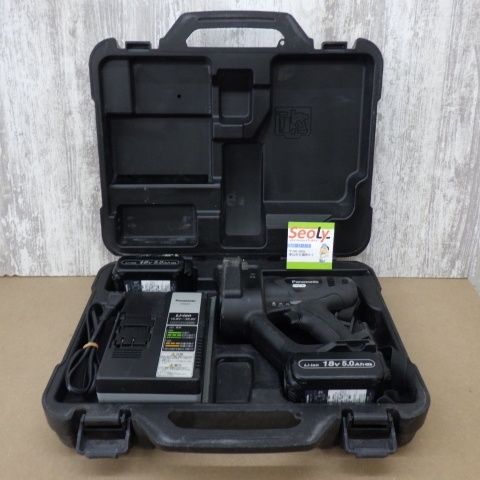 パナソニック デュアル 18V-14.4V 全ネジカッター 18V 5.0Ah セット品 20mm対応品 LED内蔵 斜めカット EZ45A8LJ2G-B バッテリー2個 中古品 32,487円