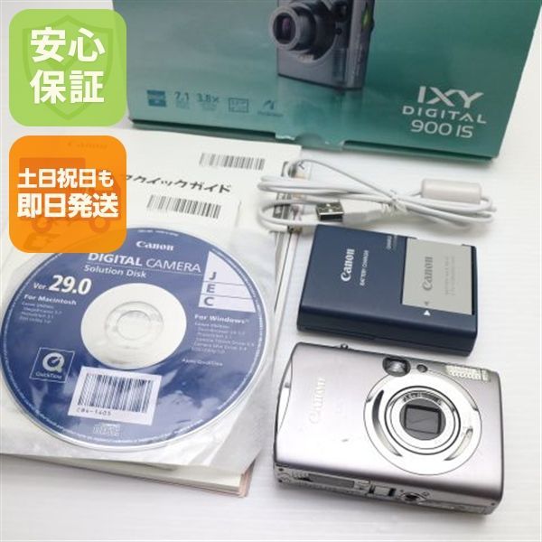 Good used IXY DIGITAL 900 IS silver same day shipping Canon digital camera digital camera body can be shipped on weekends and holidays