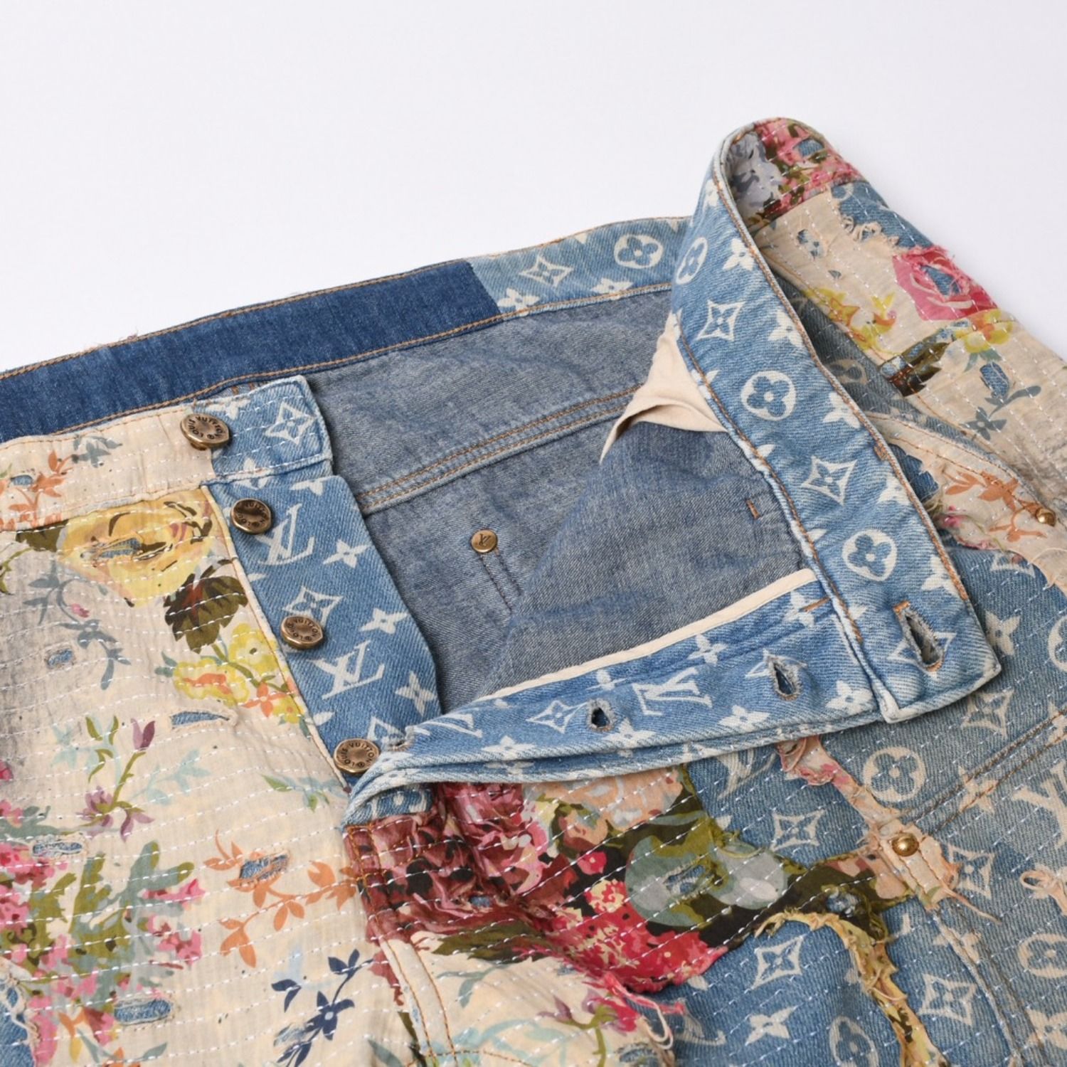 LOUIS VUITTON ルイヴィトン デストロイ ベルボトム カーペンター 