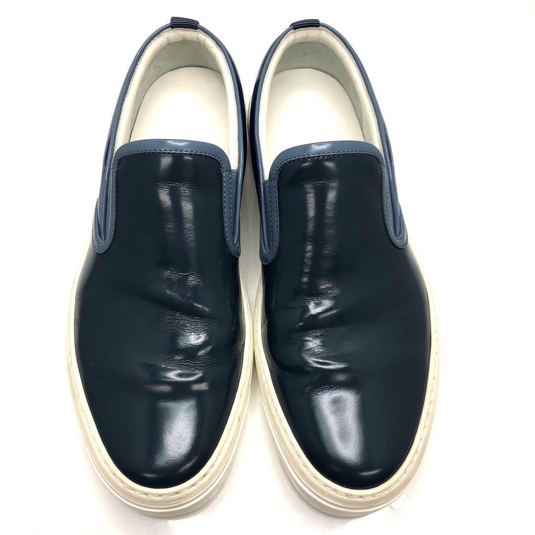 GUCCI グッチ レザーエナメルスリッポン - メルカリ