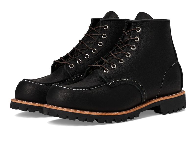 レッドウイング メンズ シューズ ブーツ・レインブーツ Red Wing Heritage 6 Moc Toe Lug Roughneck Black Oil Slick ブラック