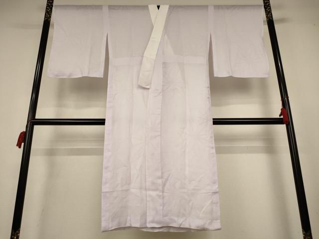 平和屋着物＊夏物　長襦袢　麻の葉紋紗　薄梅鼠色　麻　AABL0814jd 13,650円