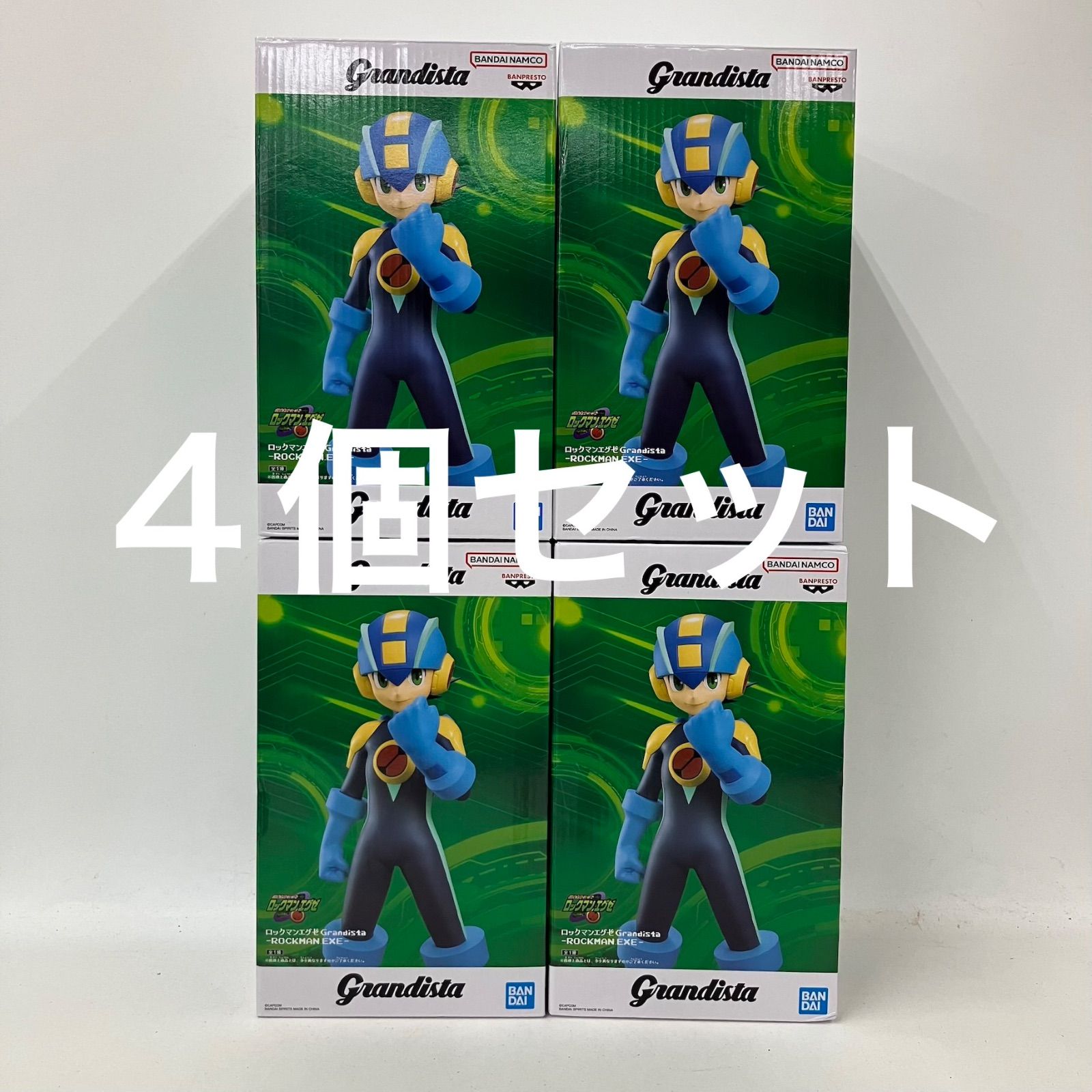 未開封 ロックマンエグゼ Grandista フィギュア 4個セット LF8E55 f101