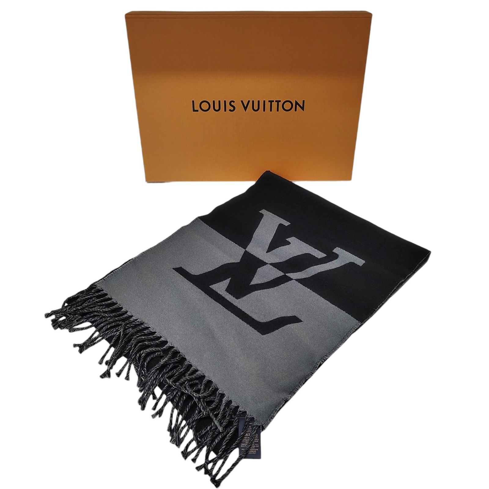 LOUIS VUITTON ルイ・ヴィトン ウール カシミヤ グラフィック デュアル