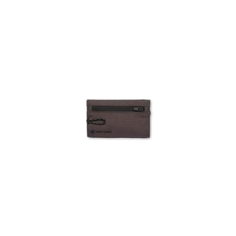 スノーピーク(snow peak) Everyday Use Smart Wallet 軽量 三つ折り財布 ナイロン コンパクト DARK BROWN 1