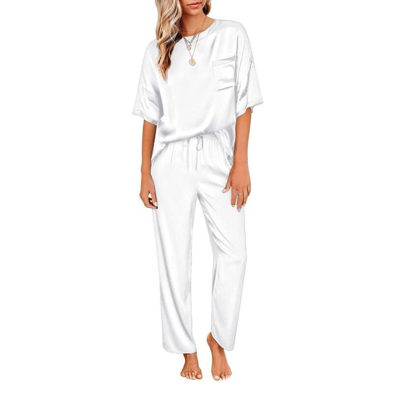 エコアー レディース アンダーウェア ナイトウェア Ekouaer Womens Pajamasetwo Piece Pj Setsleepwear Loungewear Short Sleeve P
