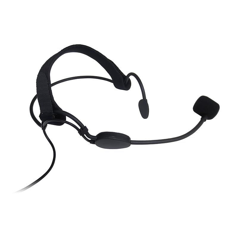 Panasonic WX-4300B、WX-1800、WX-ST400、UNI-PEX WM-8100A、WM-8130A、WM-3100汎用品 (ヘッドセット型)【業務用】【注意:防滴ではありません】HM-606P 0