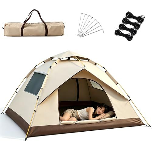 ☆新品☆テント ワンタッチテント 2-3人用 シルバーコーティング 自動開閉 5秒設営 UV高遮光 防風防水 自立式 耐水圧4000mm 四面メッシュ 超軽量 収納袋付き キャンプ ピクニック 防災 初心者向け 8cb26bf9