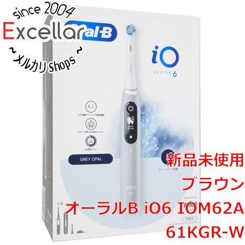 [bn:5] Braun　電動歯ブラシ オーラルB iO6 IOM62A61KGR-W　グレーオパール