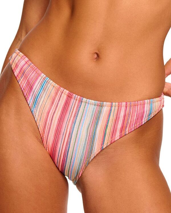 レイミー ブルック レディース 水着 ボトムスのみ Ramy Brook Striped Isla Bikini Bottom Vivid Orange Stripe オレンジ 15,185円