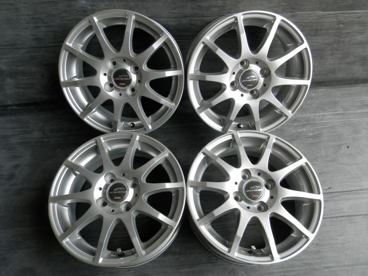 M900A タンク A-TECH シュナイダー 社外 14インチアルミホイール 4本SET 5.5J +45 4H 100 67φ ルーミー トール ジャスティ