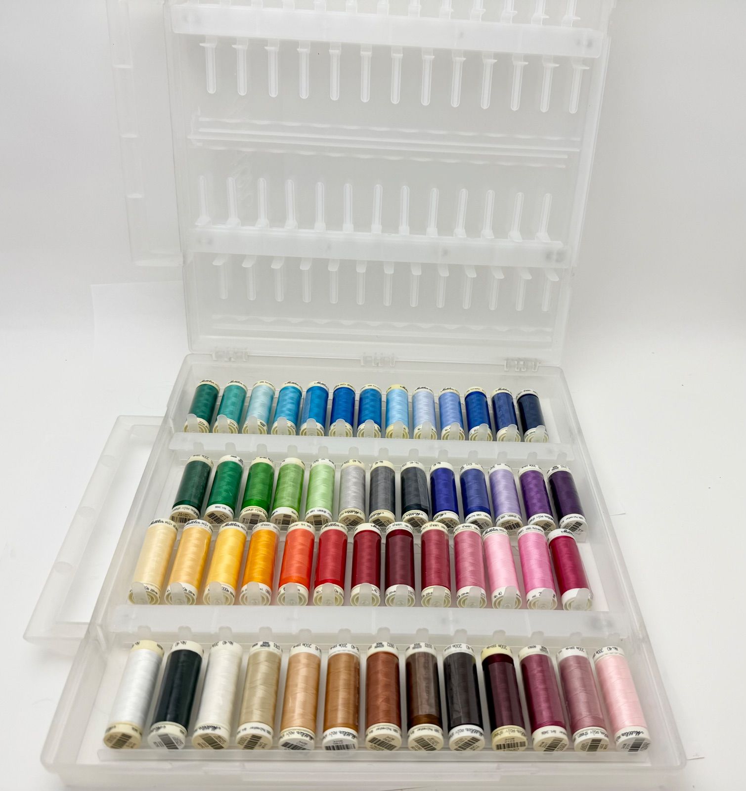 メトラー　ポリシーン　ミシン糸　52色セット　ケース入り　未使用品