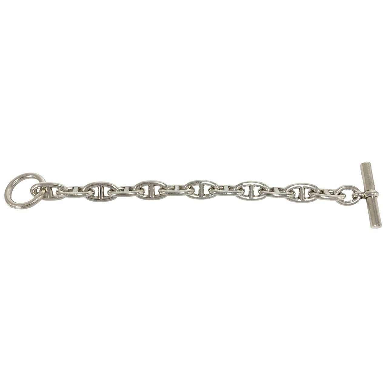 極 美品 希少品 HERMES エルメス シェーヌダンクル GM ブレスレット 12