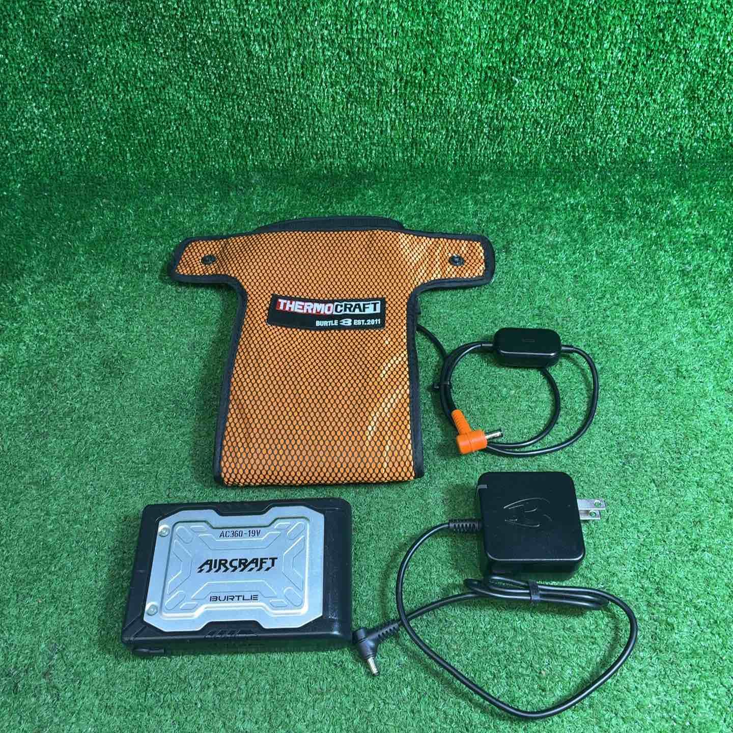 ◇バートル (BURTLE) エアークラフト 19Vリチウムイオンバッテリー ブラック AC360 35 F AC360-19V 空調服用藤沢店