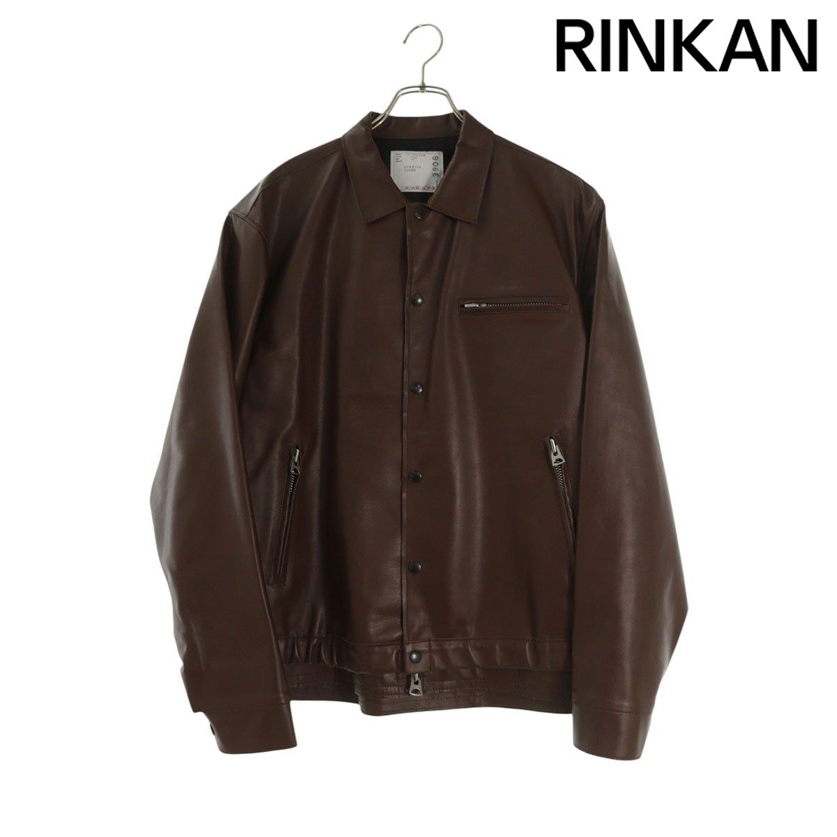 サカイ 26SS Leather Blouson/26-03906M レイヤードコーチレザー