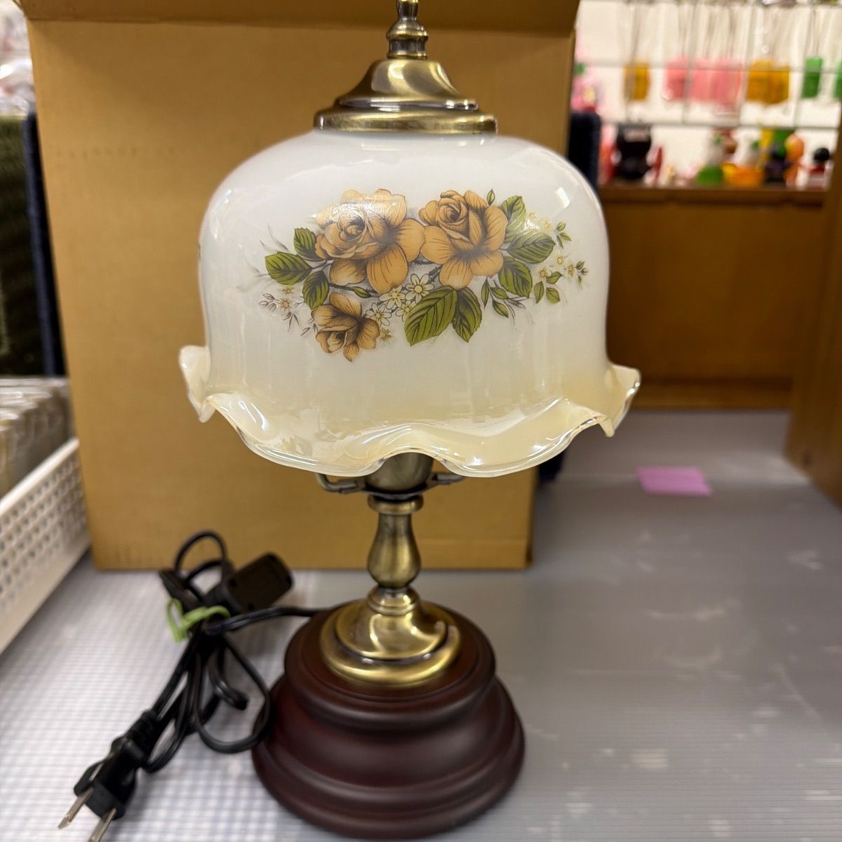 キシマ　卓上ランプ　アンティークランプ　レトロ　新品未使用品 7,700円