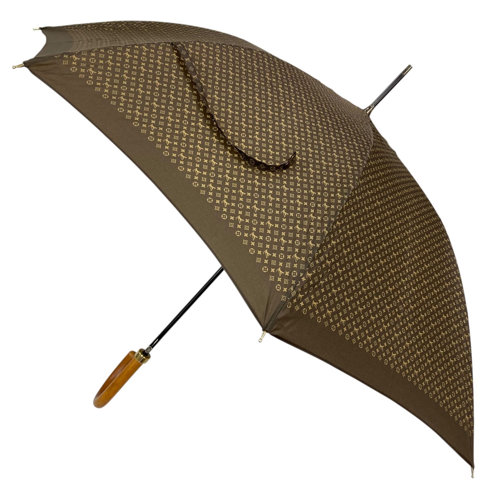【ルイヴィトン】本物 LOUIS VUITTON 傘 モノグラム M70107 パラプルュイ ジブレ 全長89cm 雨傘 アンブレラ 雨具 長傘 メンズ レディース 4