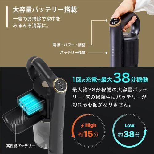 新品】レイコップ RGN2-100JPBK UVコードレス スティッククリーナー