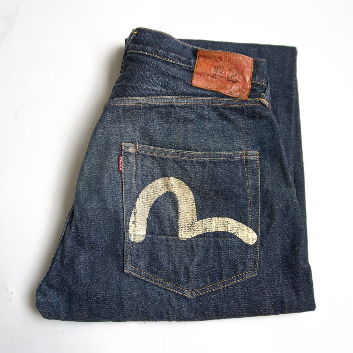 雰囲気抜群】EVISU 【LOT.2001 デニムパンツ】34×35 エビス ジーンズ 