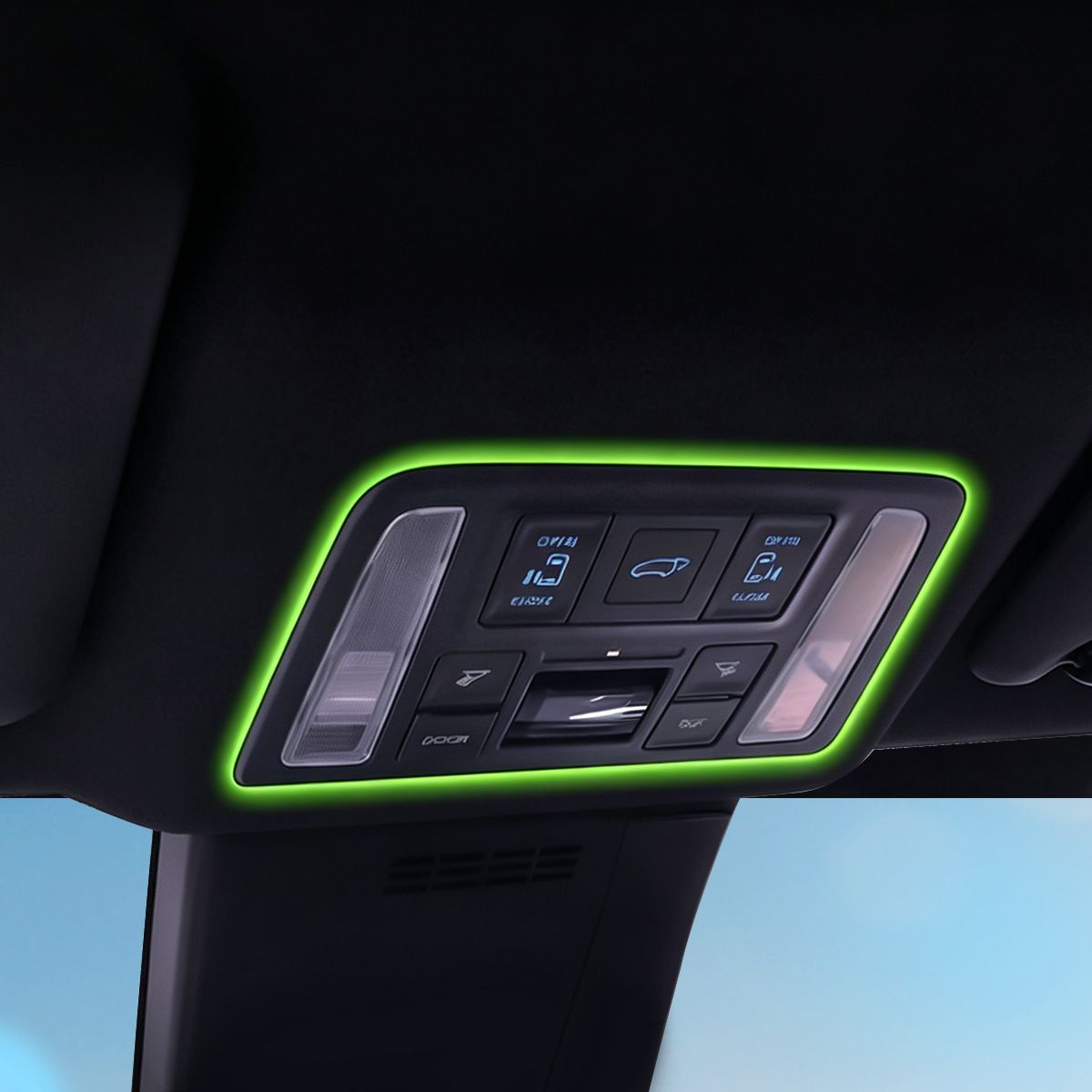 トヨタ VOXY／NOAH 90系対応 ルーフアンビエントライト 72色 LEDイルミネーション ウェルカム点灯 シフト表示色連動 自動カラー ...