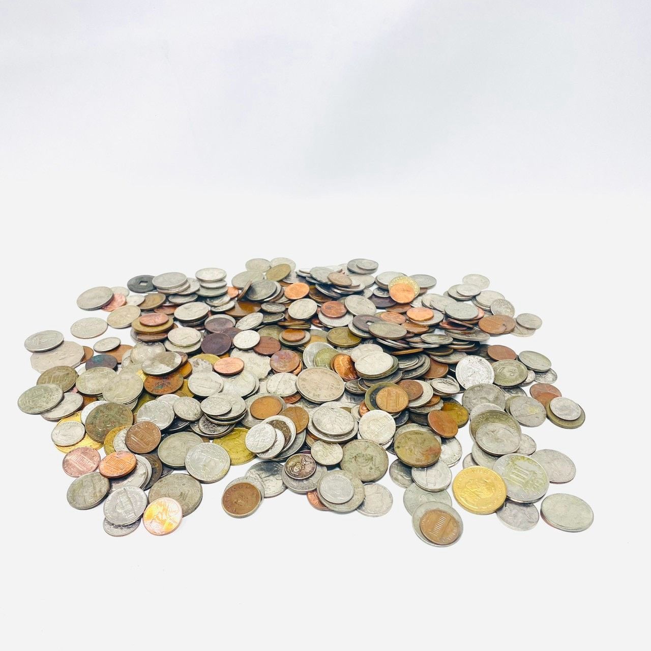 【❗️✨コレクター必見✨❗️】外国コイン・硬貨✨大量まとめ✨約2kg✨古銭・海外硬貨ミックス❗️