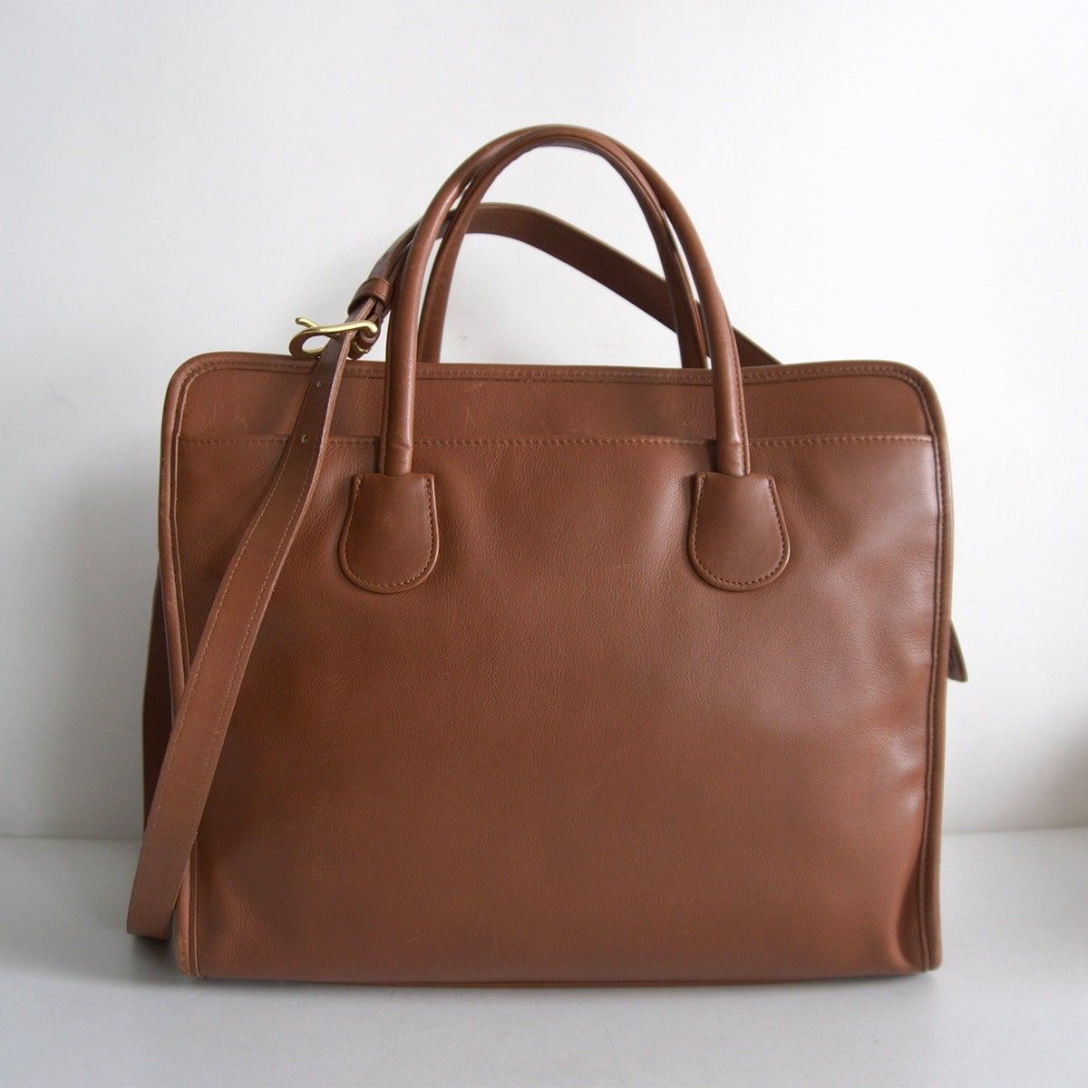 美品 OLD COACH オールドコーチ 2way グラブタンレザー ターンロック 