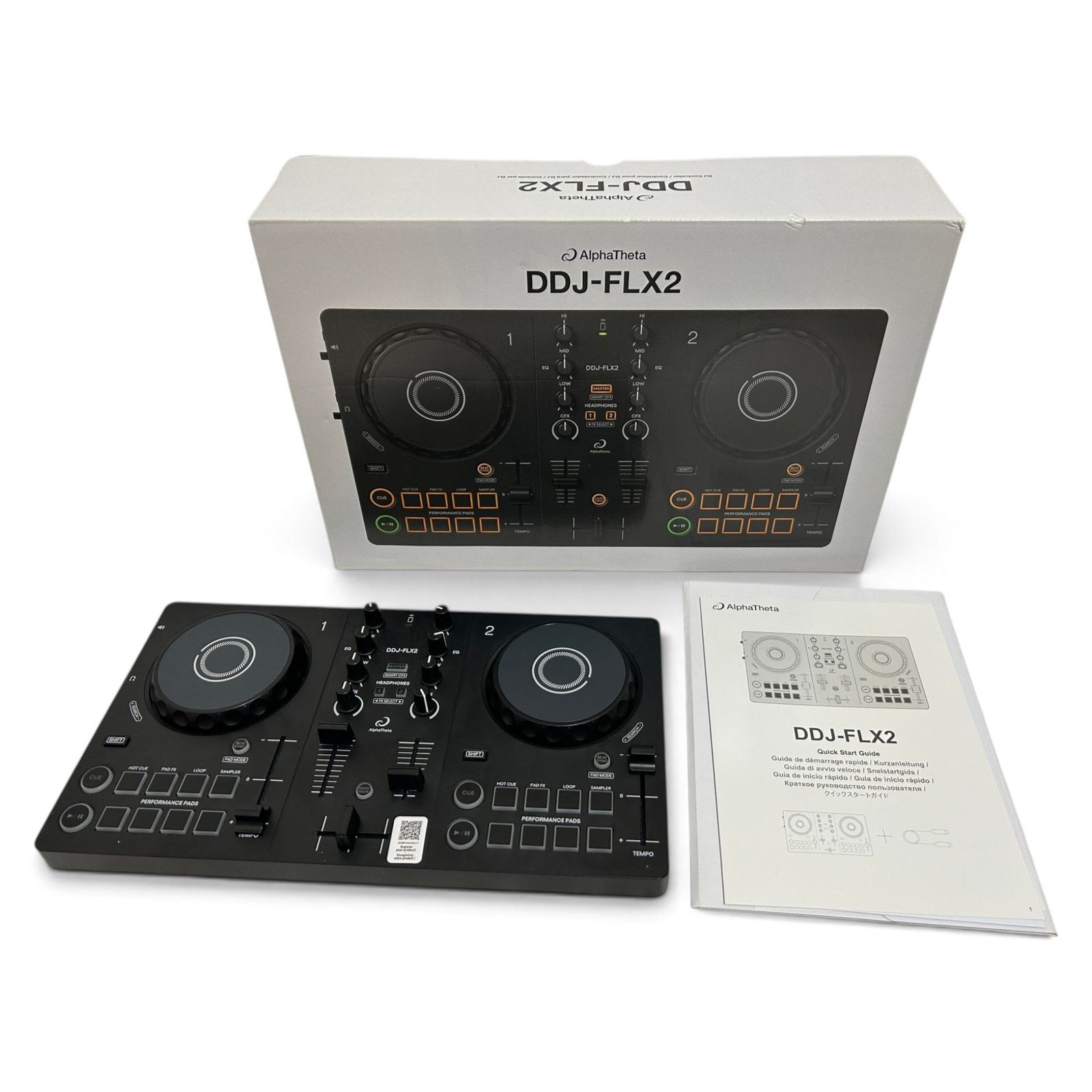 □ アルファシータ AlphaTheta 2ch DJコントローラー DDJ-FLX2 ブラック コンパクト Bluetooth 1700-5159