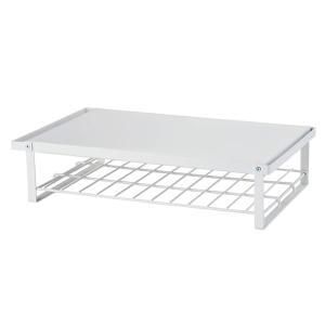 【新品・5営業日で発送】平安伸銅工業 レンジ上ラック マットホワイト【REW-1】【入数:8】