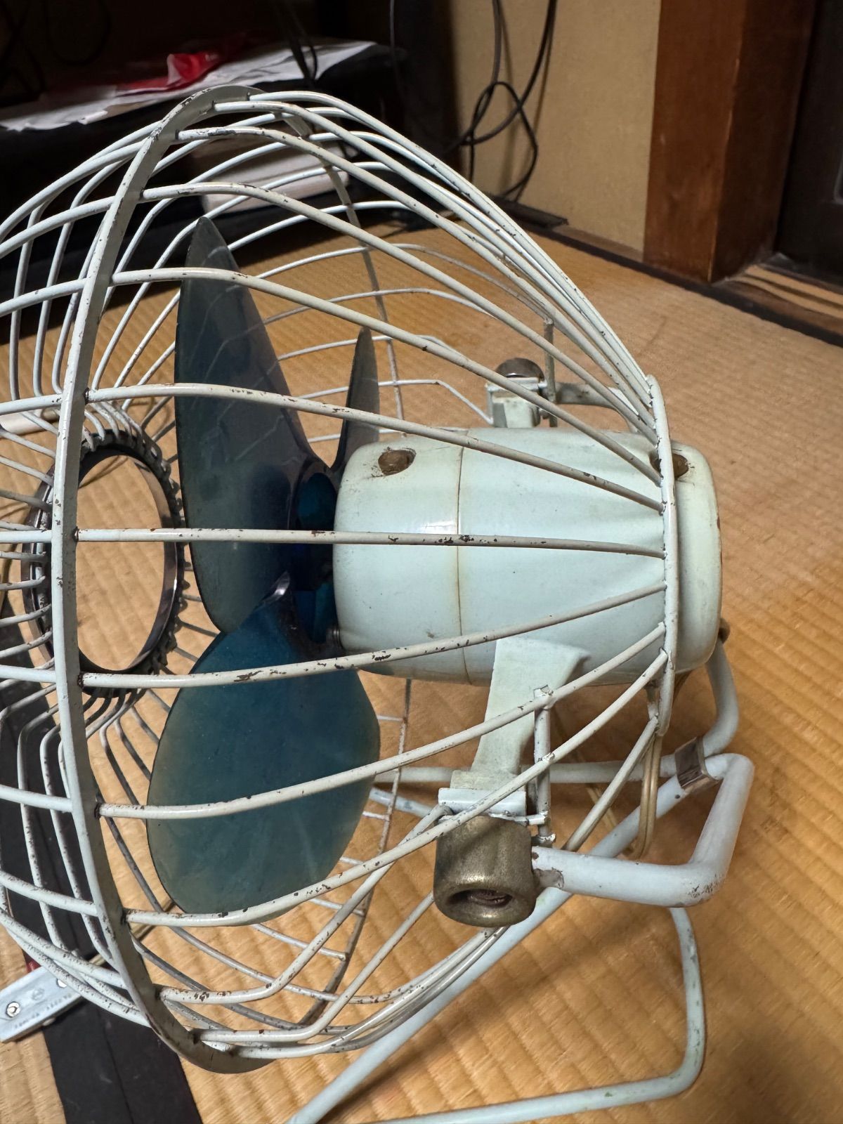 当時物・元箱付き】ナショナル 扇風機 F-20AC 20cm 動作品 昭和レトロ
