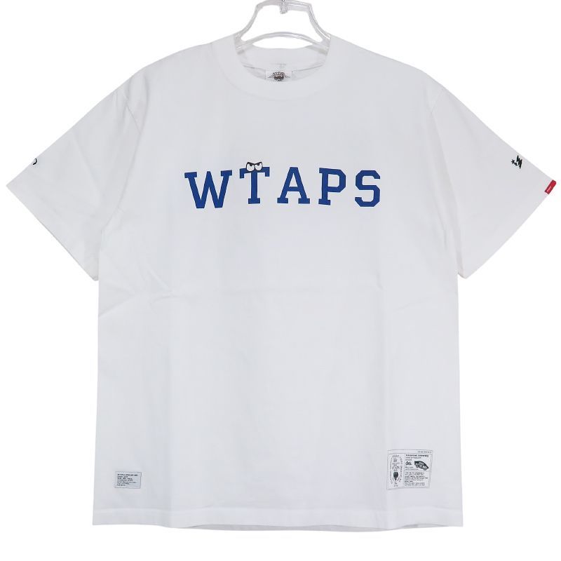 WTAPS ダブルタップス x VANS SYNDICATE TEE バンズ シンジケート Tシャツ ホワイト ブルー ショートスリーブ 半袖 サイズM Sepk