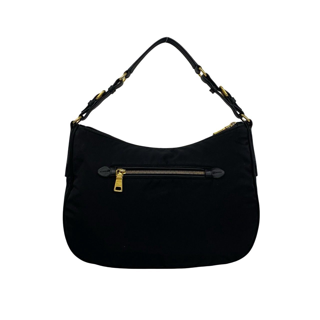 極 美品 PRADA プラダ 三角 ロゴ 金具 テスート ポコノ ナイロン 