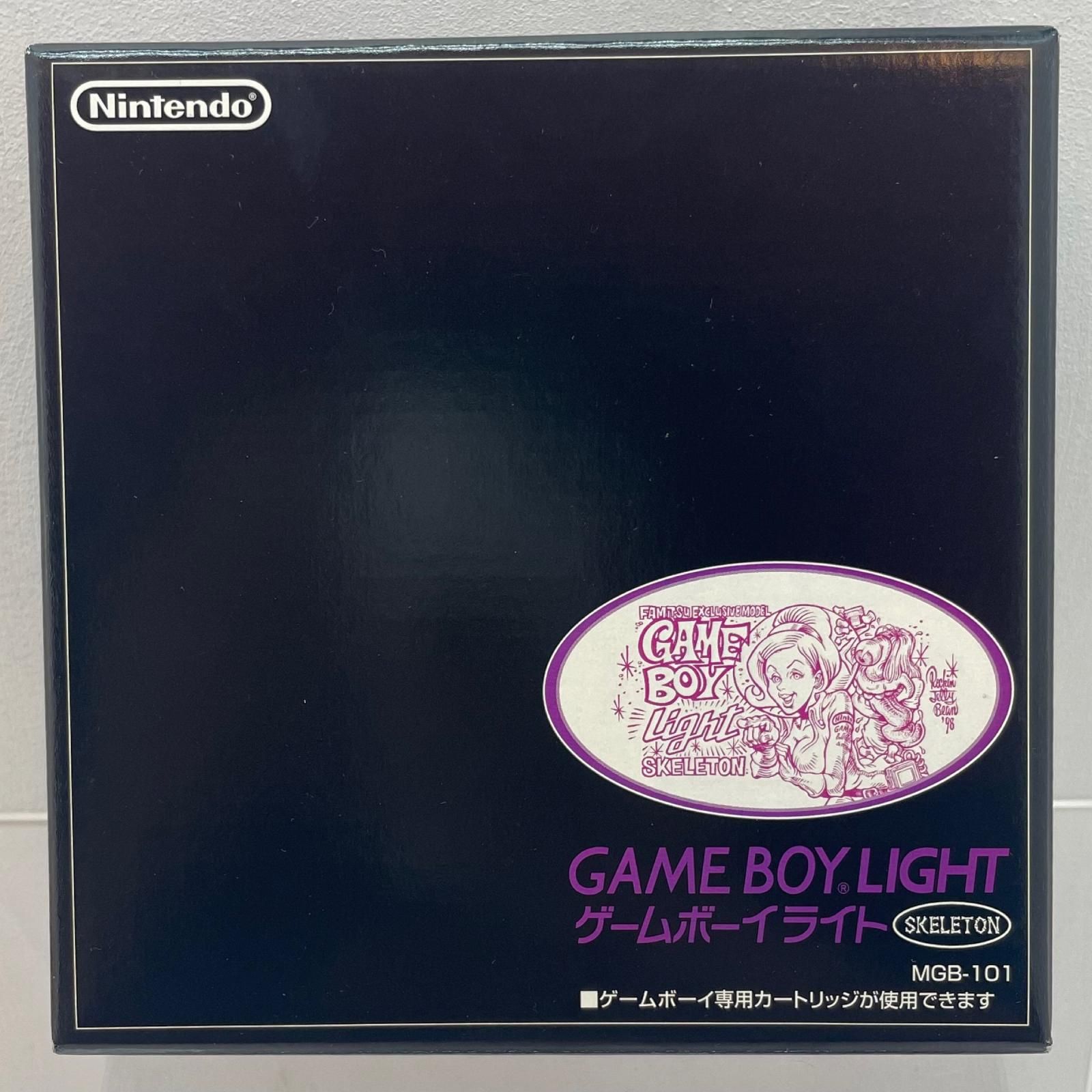 【尾張小牧店】任天堂 GAME BOY LIGHT アスキー印刷限定 ファミ通500号記念モデル MODEL-F02 箱説 / 通電ELライト点灯OK 訳あり【レトロ】【中古】 108,900円