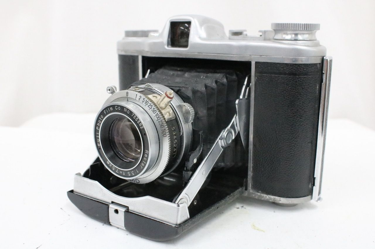 【返品保証】 フジフィルム Fujifilm FUJICA SIX Rectar 7.5cm F3.5 蛇腹カメラ e18648