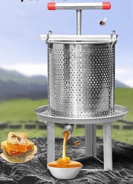 蜂蜜 分離器 圧搾機 蜂蜜絞り機 はちみつ絞り器 ハチミツしぼりき 手動 野菜脱水機 蜂蜜圧縮機 ステンレス 養蜂器具 9,457円
