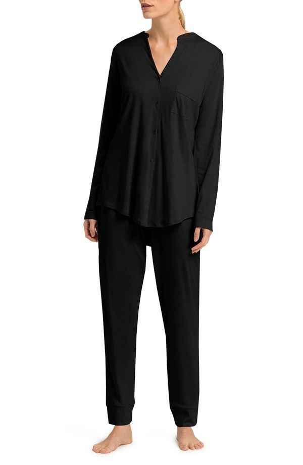 ハンロ レディース アンダーウェア ナイトウェア Hanro Puressence Pajamas Black ブラック 48,480円