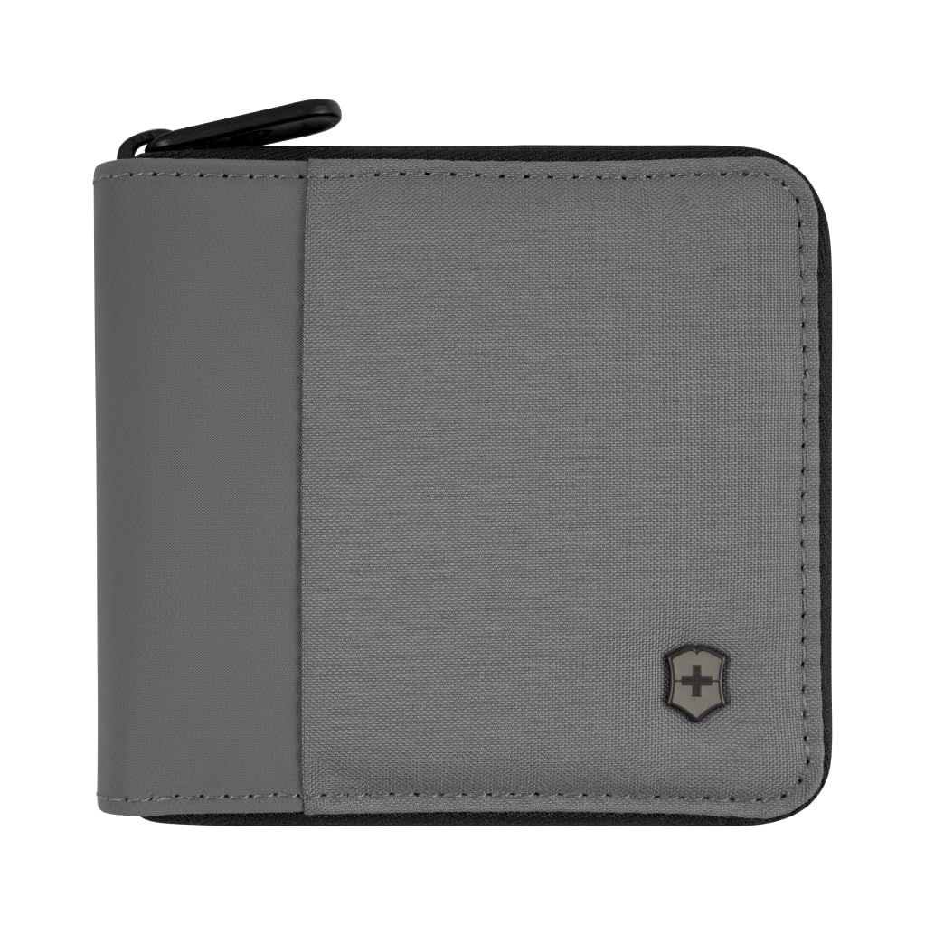 [ビクトリノックス] Travel Essentials トラベルエッセンシャルズ ジップアラウンド ウォレット メンズ 財布【グレー(ジップアラウンドウォレット) 4.ジップアラウンド ウォレット】