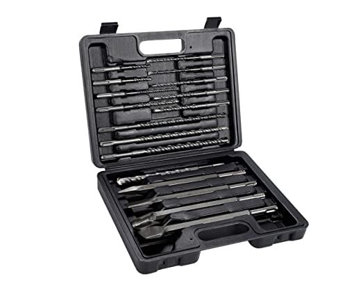 ★新品★振動 17PCS ドリルビットセット ピックツール ハンマードリル コンクリート 穴あけ工具 チゼル SDS インパクト 電気ハンマー用 掘削 ツール ドリル ビット ドリルセット drill bit set ドリルビット 木工 木工 6e91603a