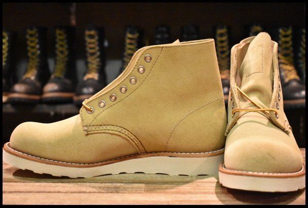 【8D 未使用 25年】レッドウィング 8167 スエード アイリッシュセッター ホーソーンアビレーンラフアウト ブーツ redwing HOPESMORE【GP883】