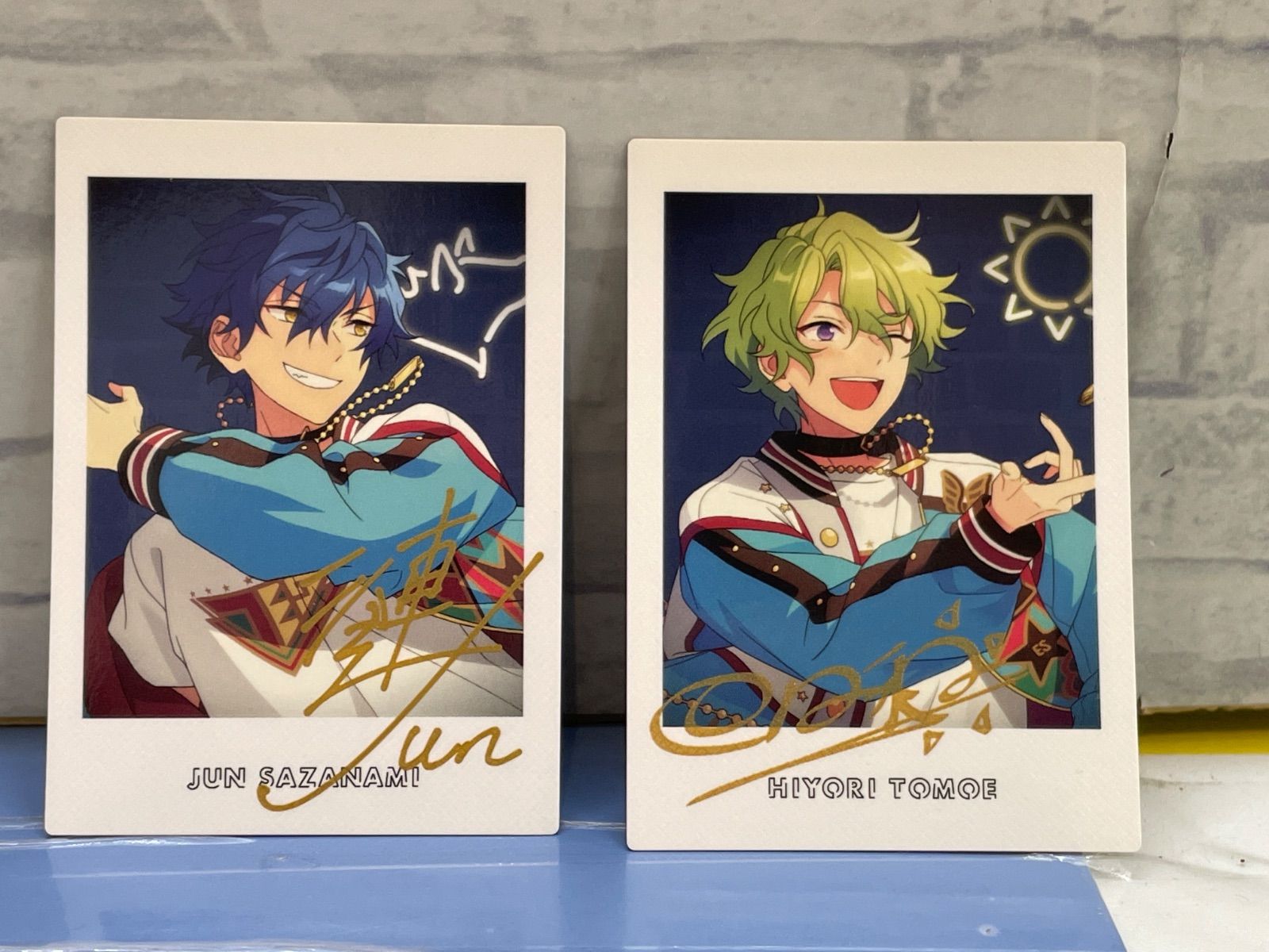 N1-58】◎ 中古 あんスタ 7周年 ぱしゃっつ サイン入り 巴日和&漣
