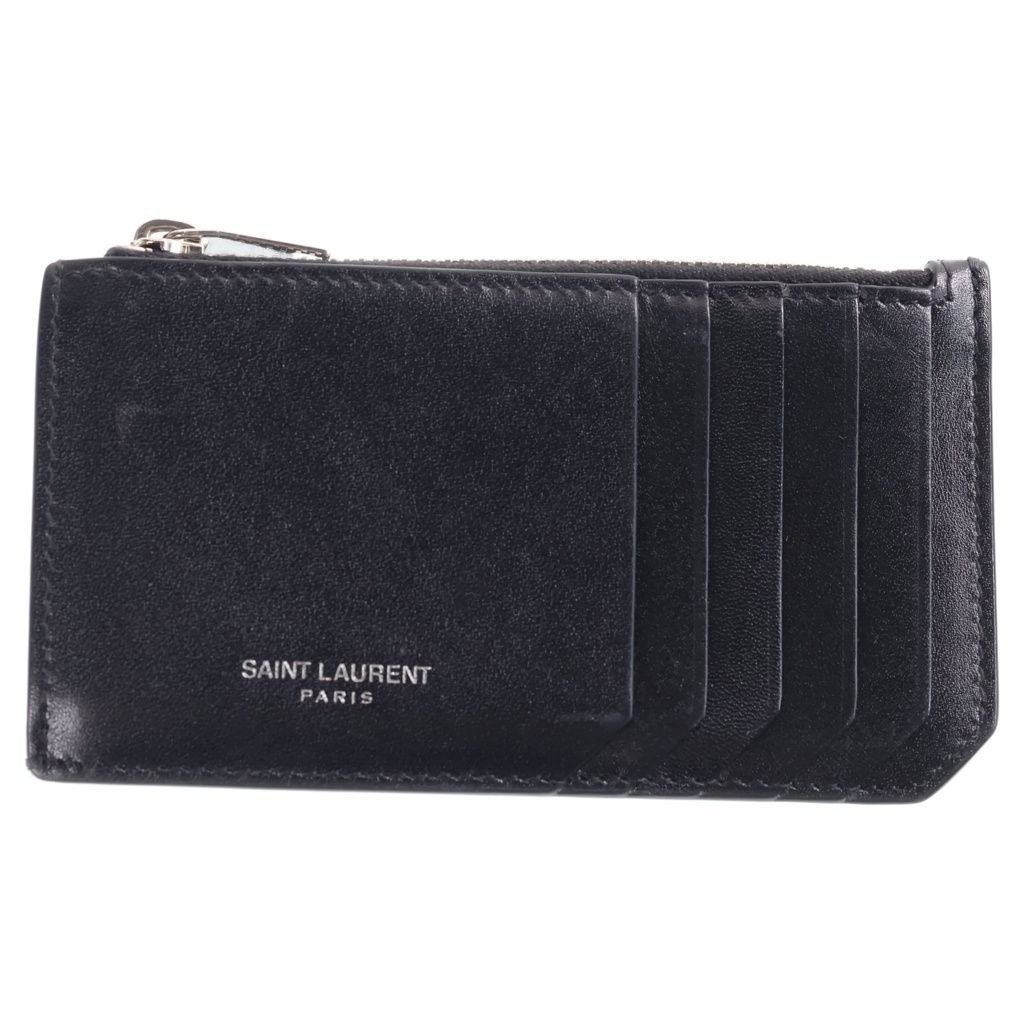 SAINT LAURENT PARIS (サンローランパリ) ラウンドジップ カードケース 609362 ブラック 17,243円