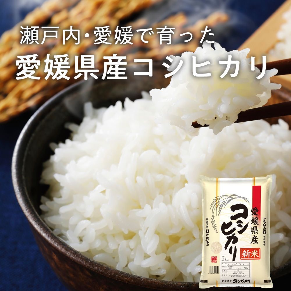 令和8年産 愛媛県産 コシヒカリ 20kg 新米 白米 - メルカリ